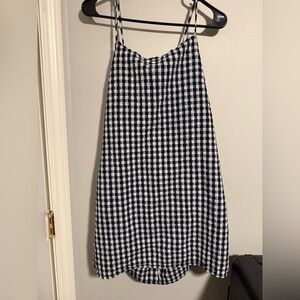 American Rag Black and White Checkered Top